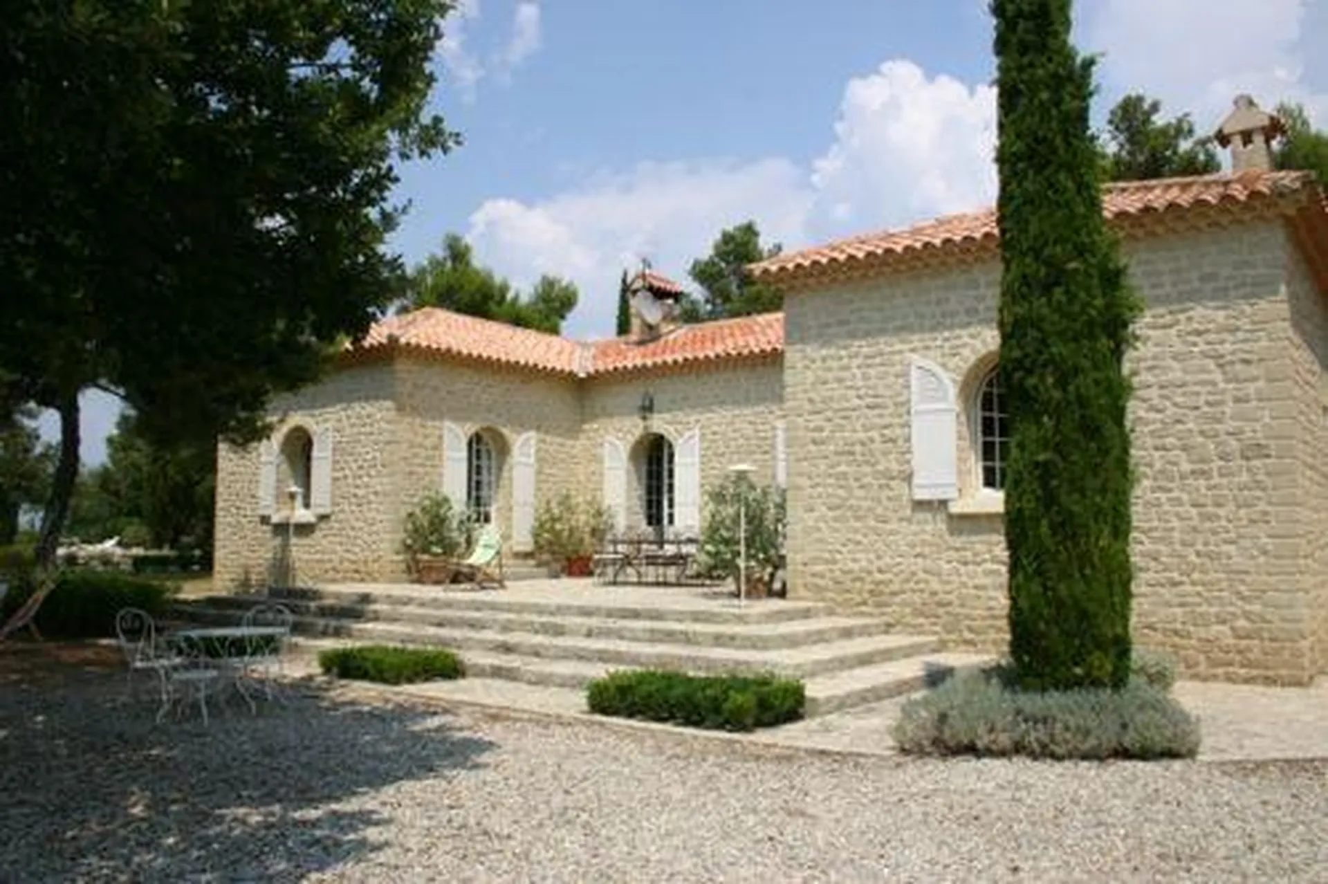 Maison en Comtat Venaissin avec vue dominante.