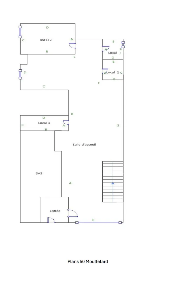 Location - Local commercial 175 m², Mouffetard, Rue Mouffetard 75005 PARIS