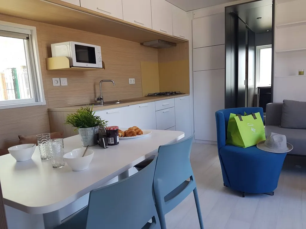 location de mobil home Taos bord de mer en camping familial proche de Sete