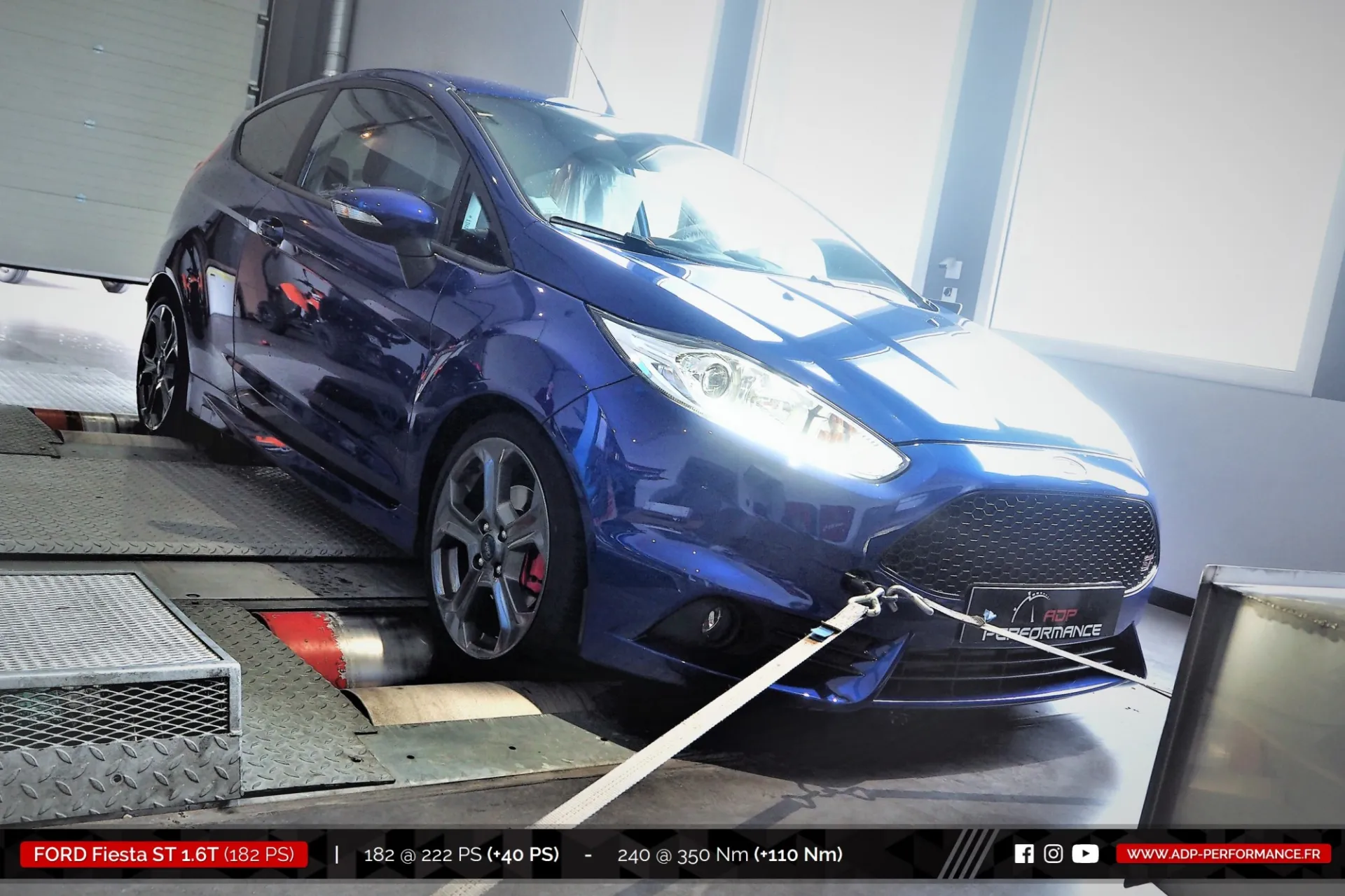 Reprogrammation moteur Salon de Provence - Ford Fiesta ST 1.6T 182cv- ADP Performance