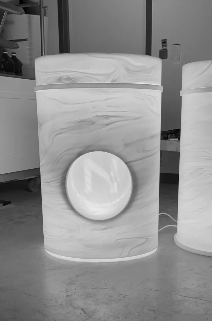 Fabrication de vasque en Corian sur-mesure sur la commune de Bordeaux