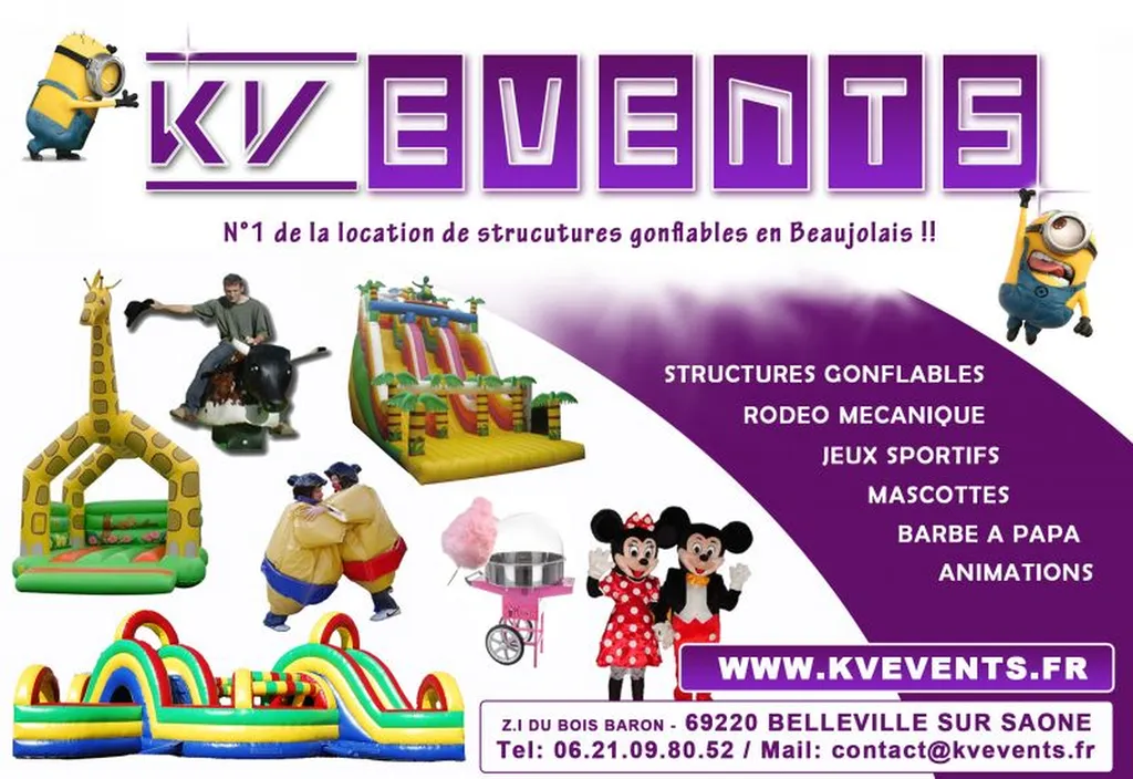 Location structures gonflables Mâcon