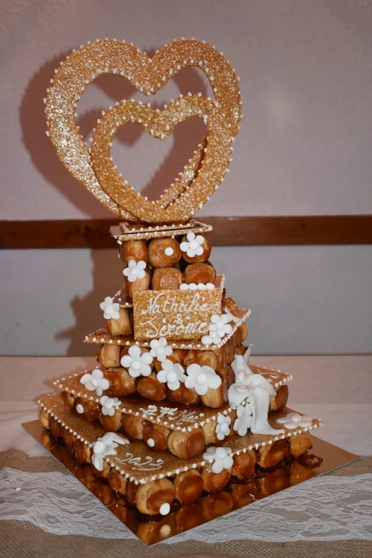 Nos pièces montées à base de choux pour mariage à villefranche sur saône