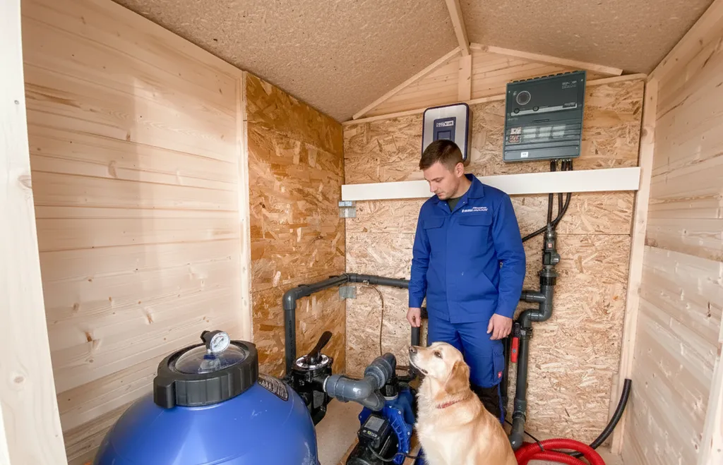 Renovation complète de votre local tehnique à Eysines proche de saint Aubin du médoc avec Areva Piscines