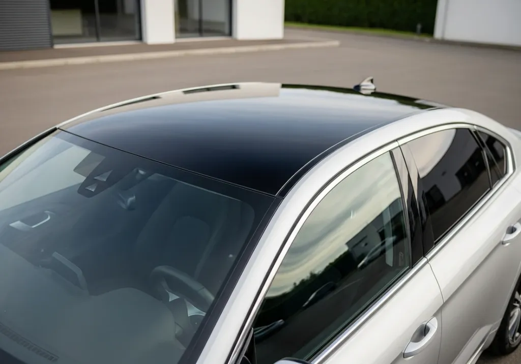 Pose de covering partiel toit noir, bandes décoratives ou capot carbone pour effet bicolore à Plaisir 78310 proche de Coignières dans les Yvelines