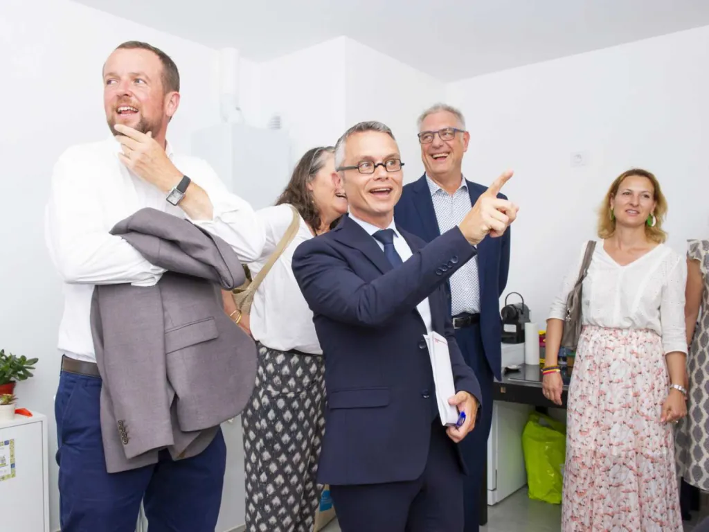 reportage photographique pour l'inauguration de la résidence “Le Verger