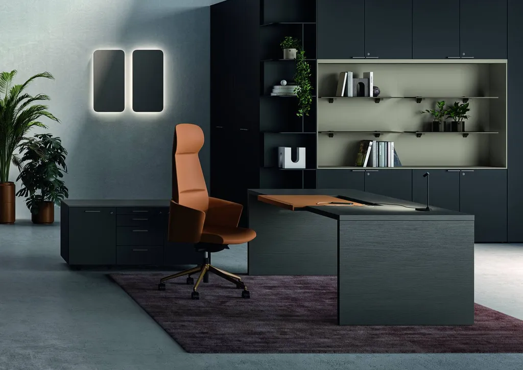 Bureau de direction bois SILE du fabricant BRALCO à Montpellier