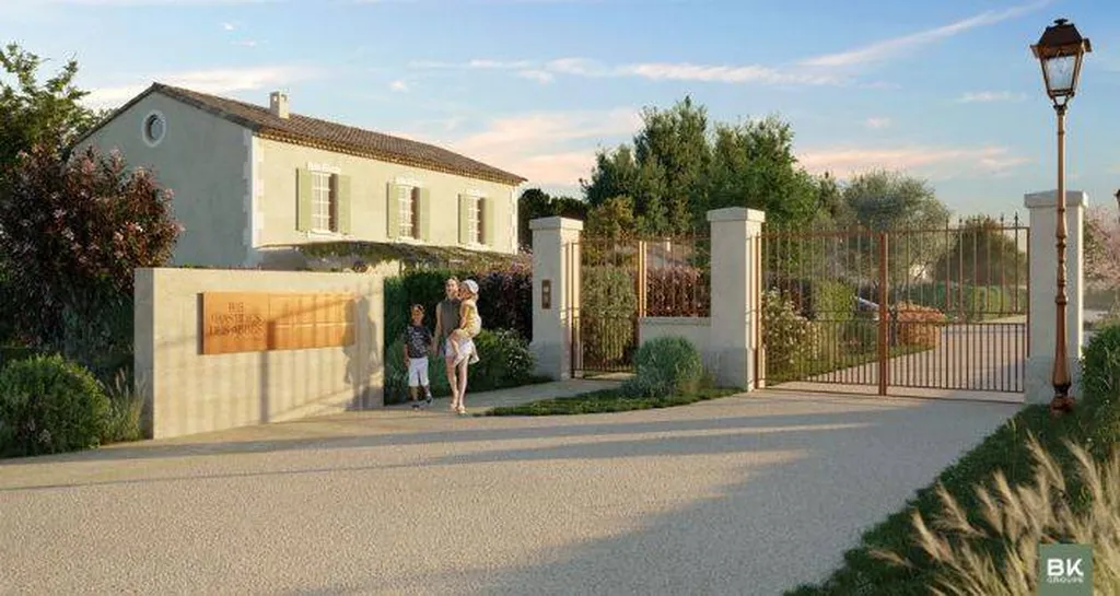 Parcelles constructibles dans un lotissement sécurisée haut de gamme à Fontvieille, authentique village des Alpilles.