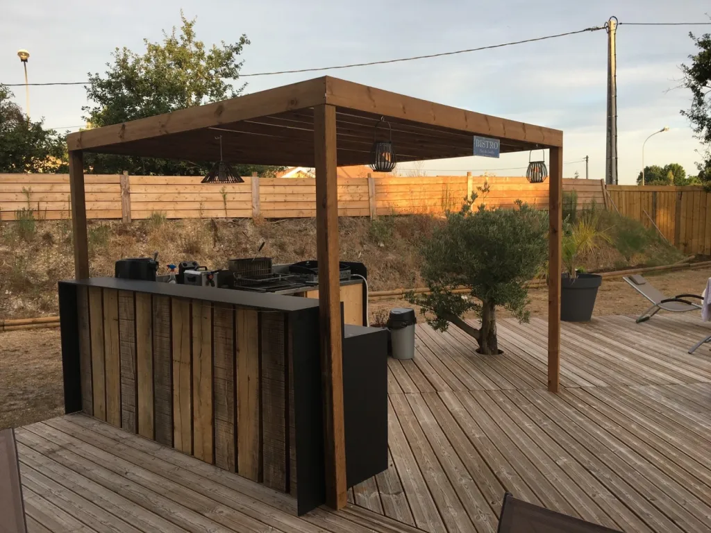 cuisine extérieur sur Andernos
