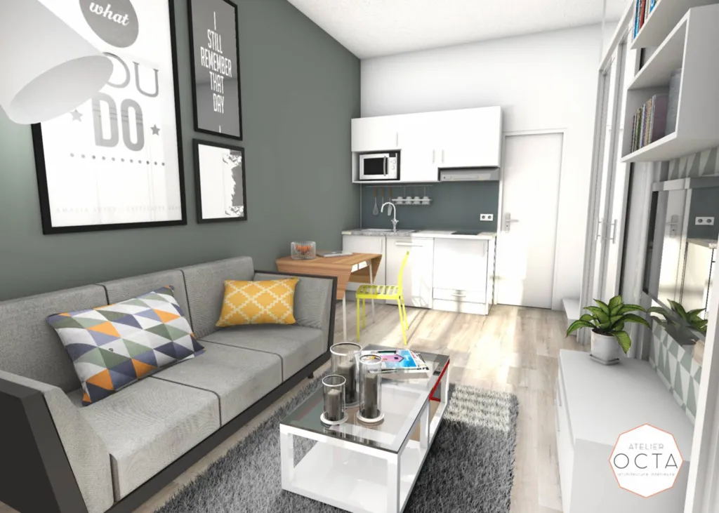 Appartements du T1 au T3 parfaits pour les primo-accédants et les étudiant dans le bel immeuble Haussmannien le Burgundy à Lyon 9