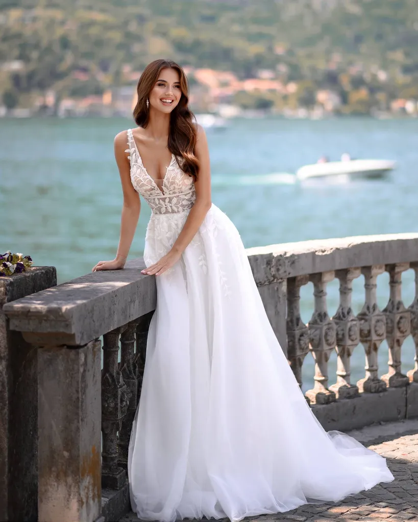Robe de mariée boheme anna sposa 2023 ELNA à marseille