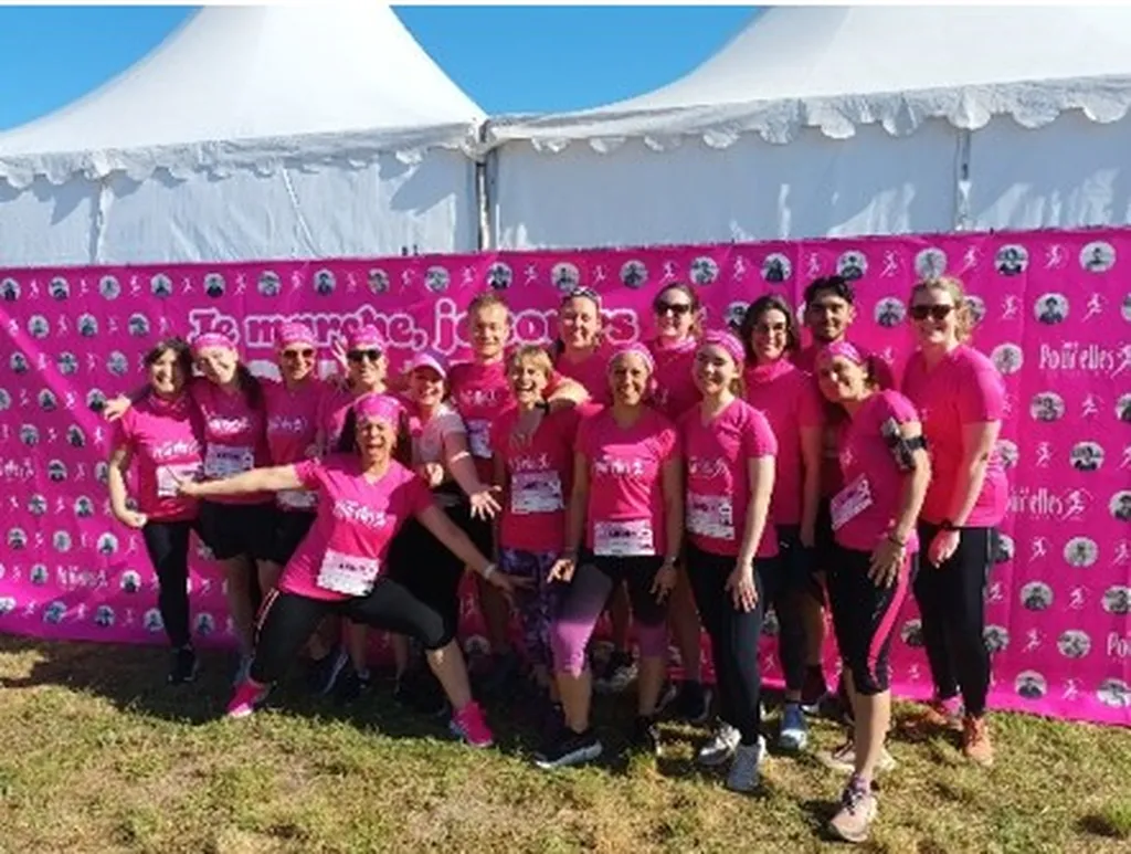 Benta Lyon sprinte pour Courir POUR ELLES !