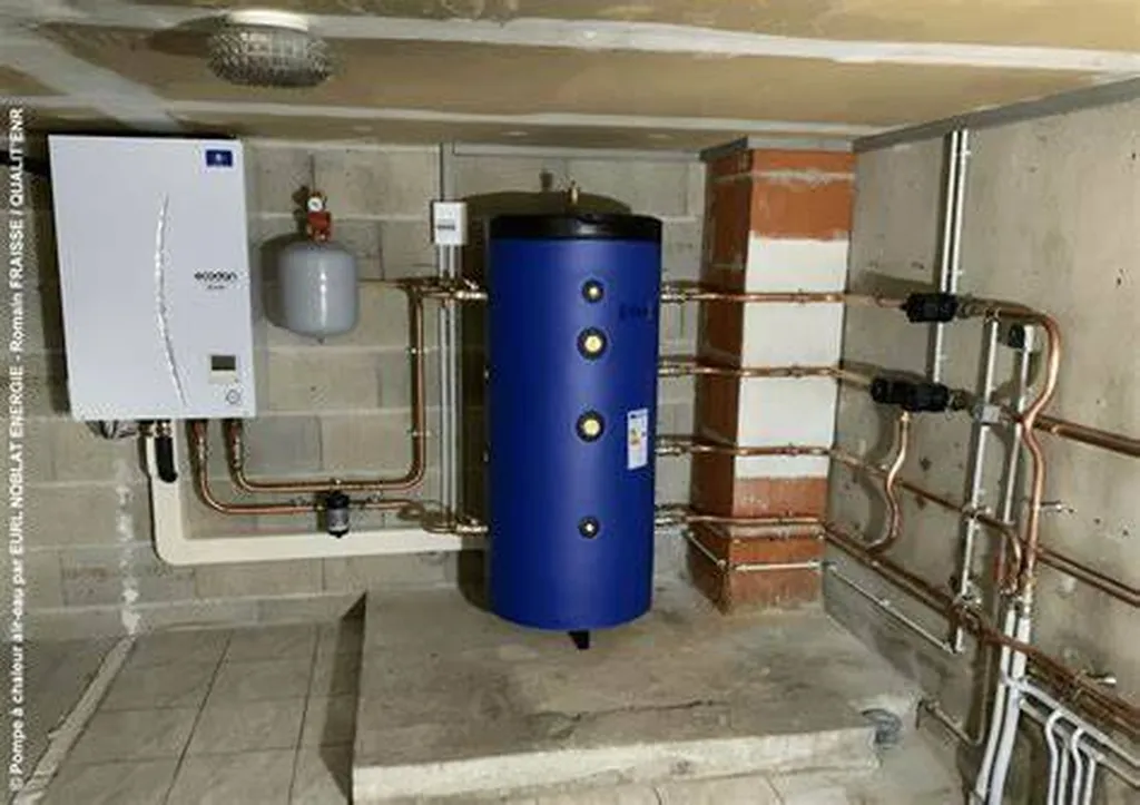 Installation de pompe à chaleur eau/air à la Cadière d'azur