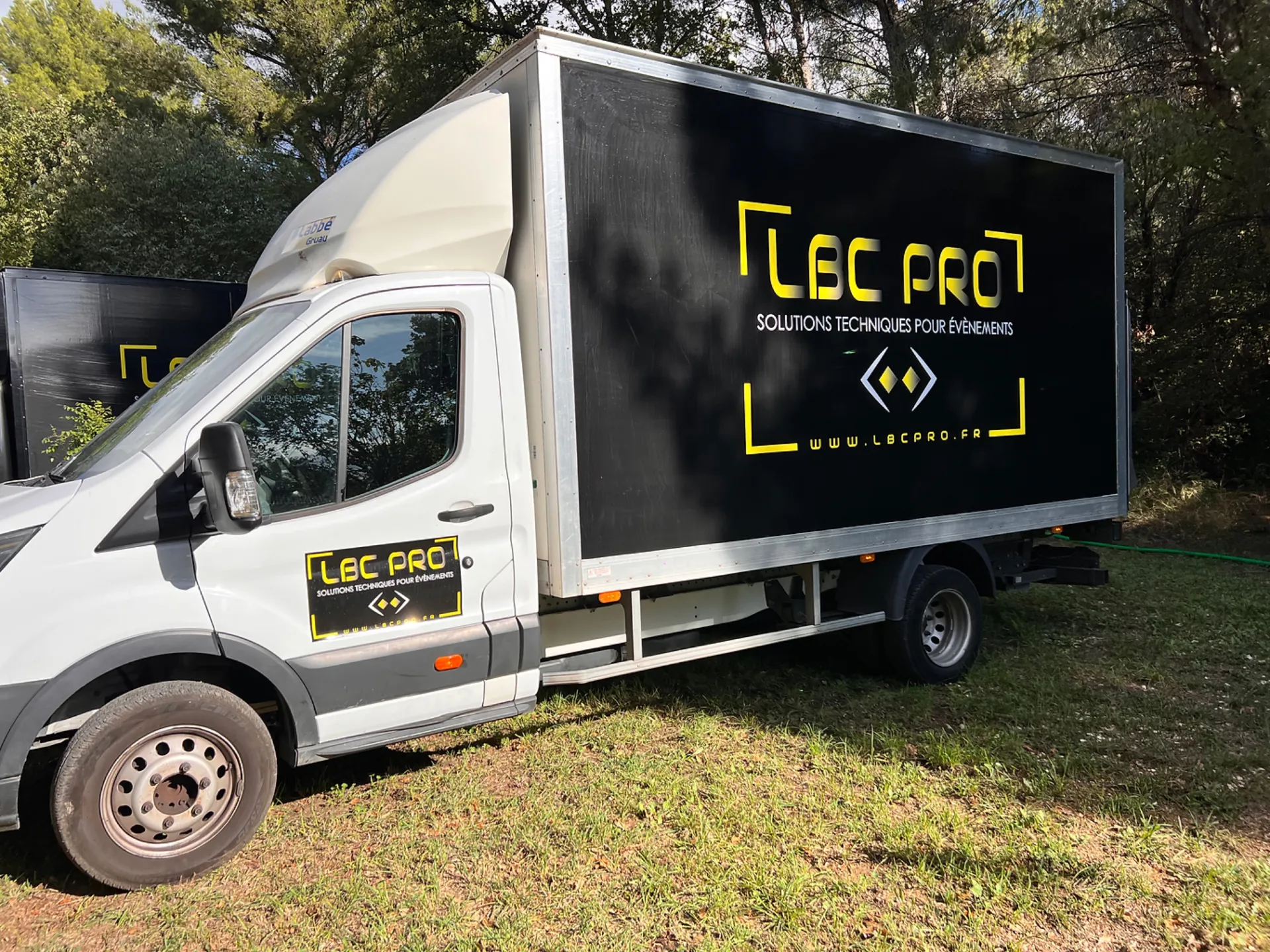 Quel est le prix pour l'immobilisation des véhicules chez lbc pro events ?