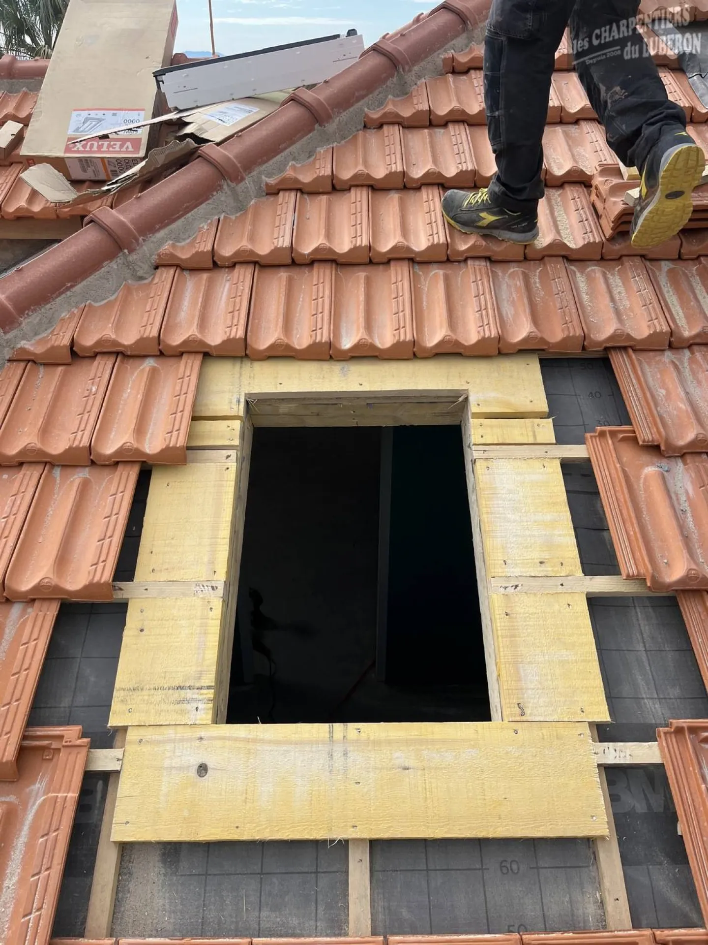 Chevêtre bois pour velux