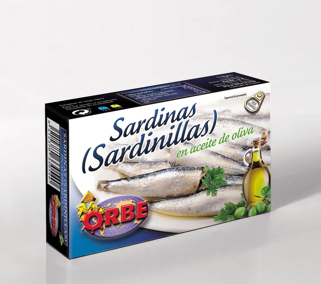 Sardinillas (petites sardines) à l'huile d'olive 125g - O101