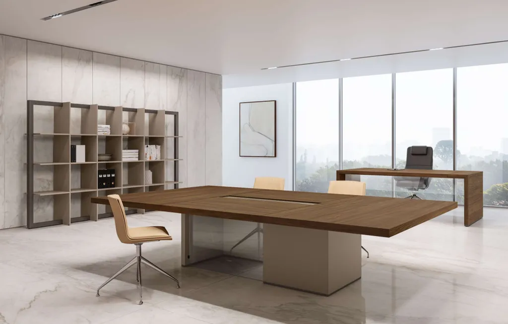 Table de réunion avec bureau de direction BOLD 58 - CONCEPTYS AMÉNAGEMENT à Alès