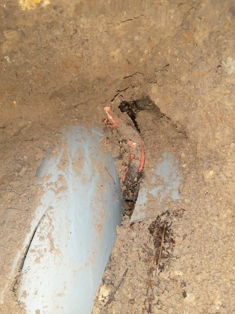 canalisation fissurée