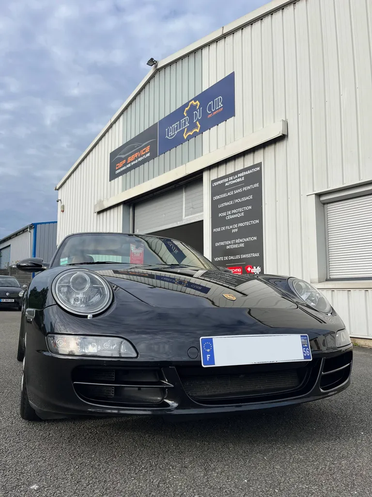 Traitement céramique sur une Porsche 997 Carrera S - Le Mans.