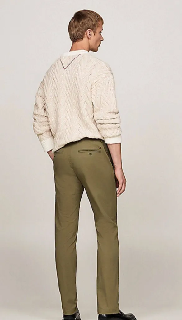 Où acheter le pantalon Smart Casual utility olive Tommy Hilfiger à Dieppe