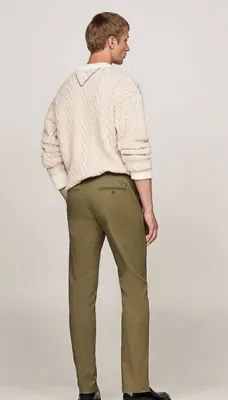 Où acheter le pantalon Smart Casual utility olive Tommy Hilfiger à Dieppe