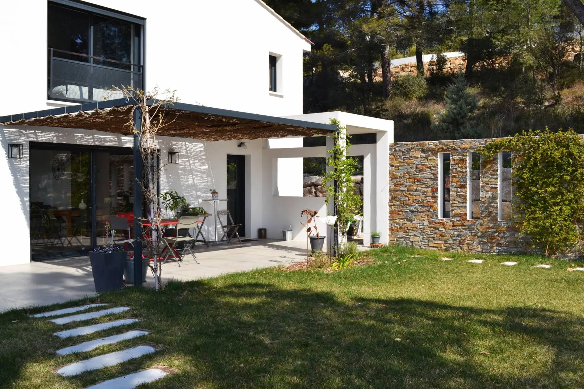 Terrasse couverte pergolas 