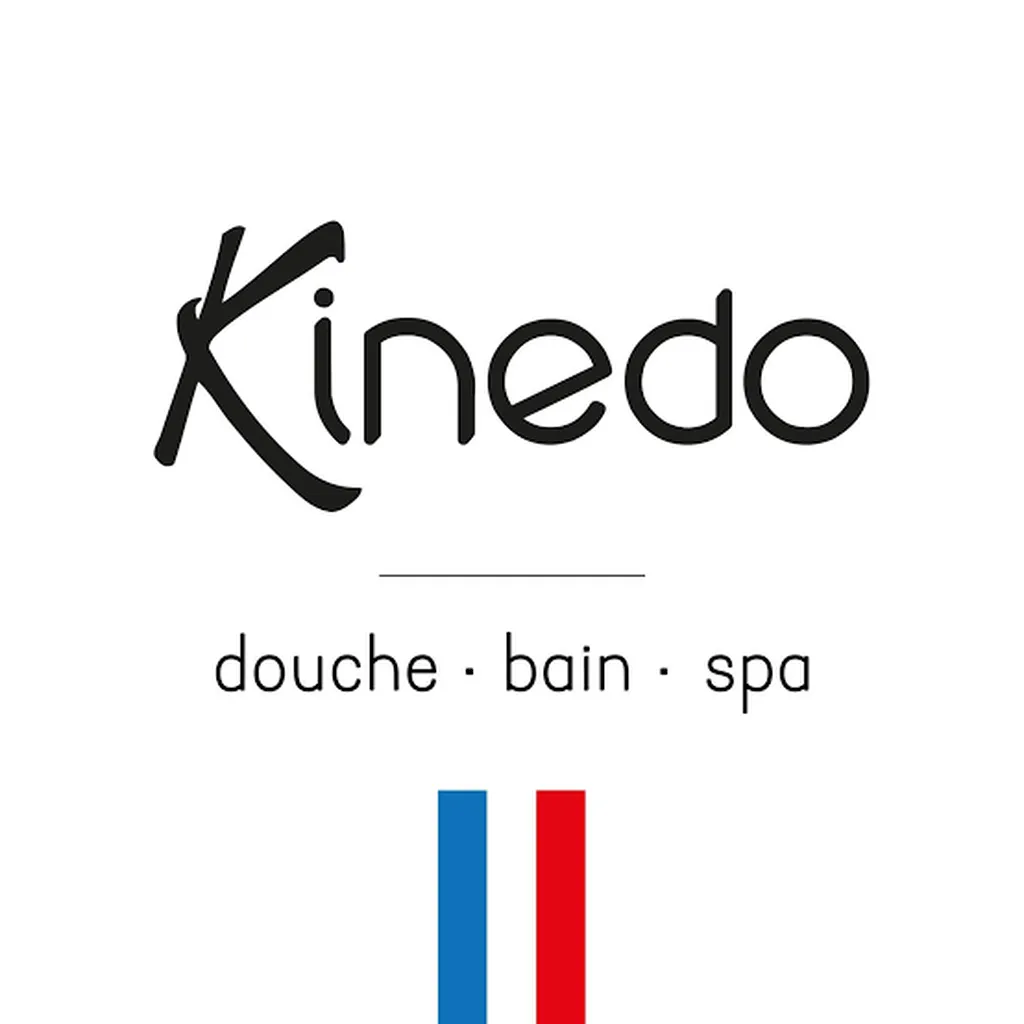 Logo officiel Kinedo, marque française spécialisée dans la conception et la fabrication de spas, équipements de balnéothérapie et solutions de bien-être destinés aux particuliers et aux professionnels.