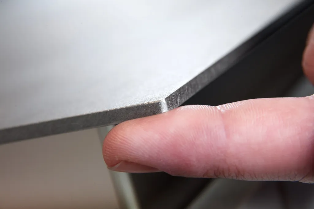 Plan de travail inox laminée a chaud