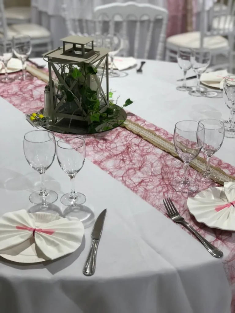 Les salons de Laure Décoration pour table de réception
