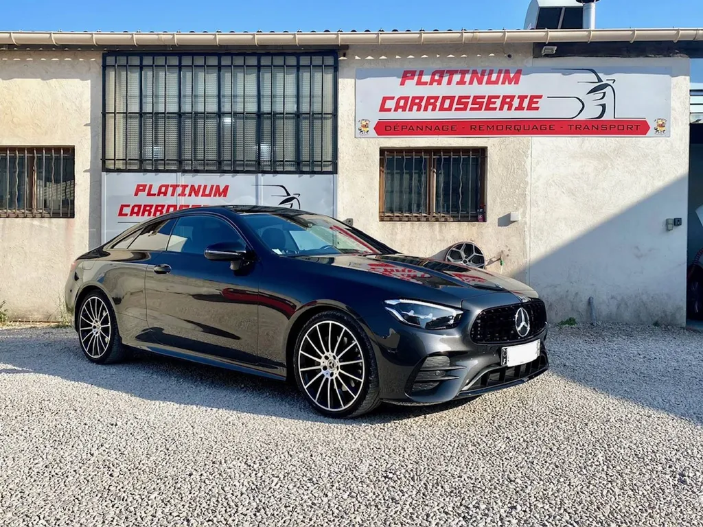 Traitement céramique de protection carrosserie pour Mercedes CLE Noire à Aubagne