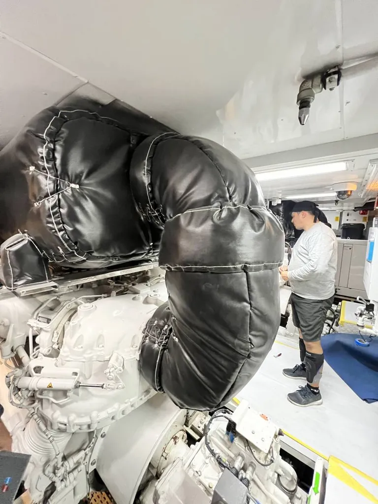 Devis pour le remplacement de l'isolation du moteur principal au port Vauban d'Antibes
