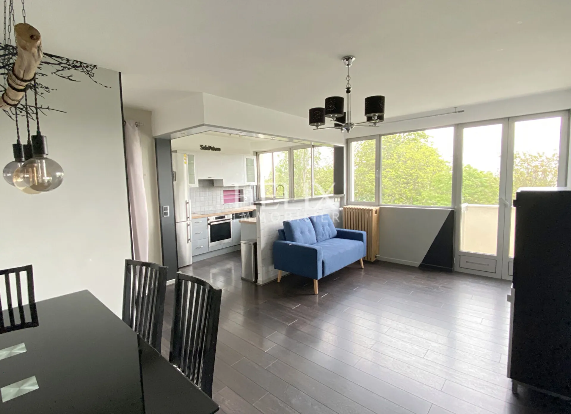 3 pièces meublé de 53 m2