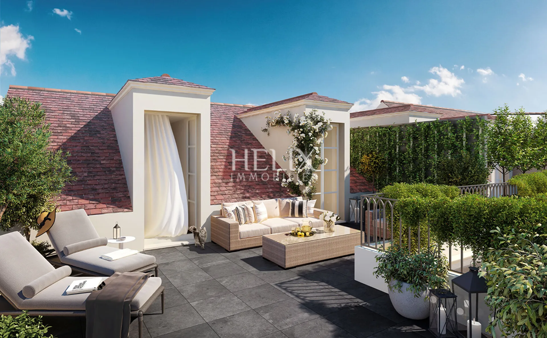 Maison dans le centre de Saint Germain en laye avec un jardin privatif près du RER et des commerces