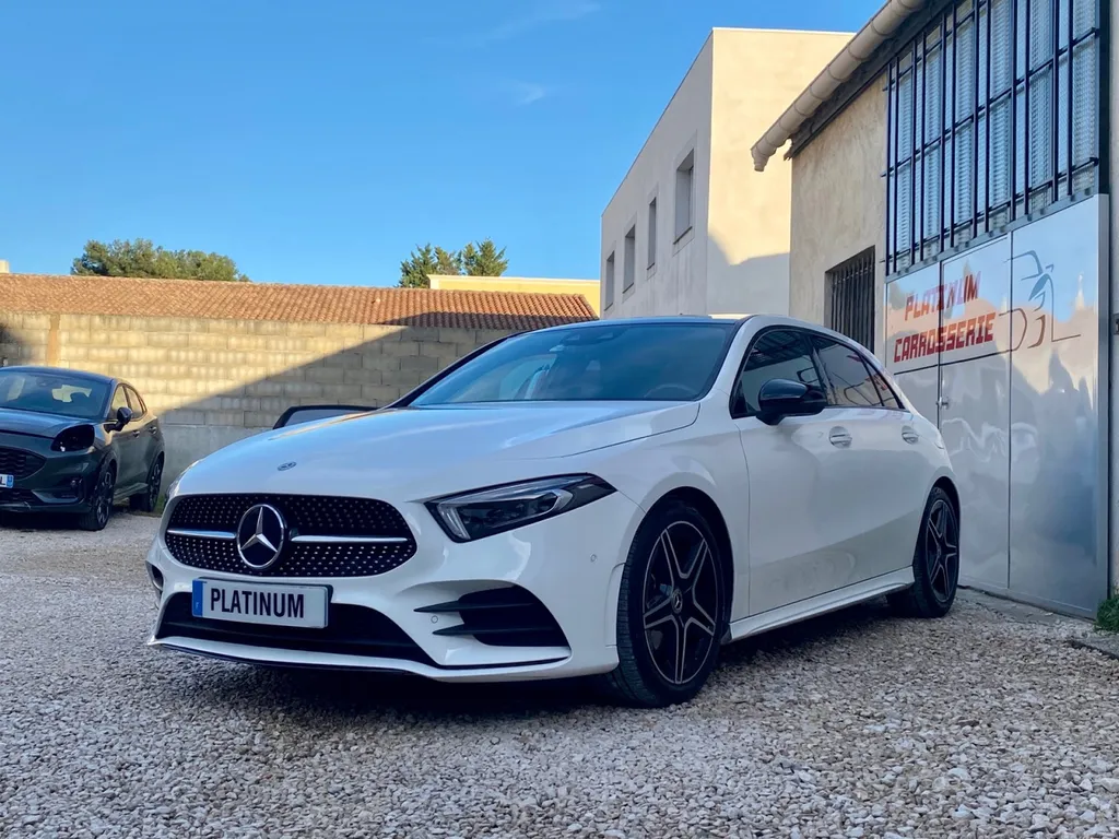 Réparation de la carrosserie de cette Mercedes Classe A
