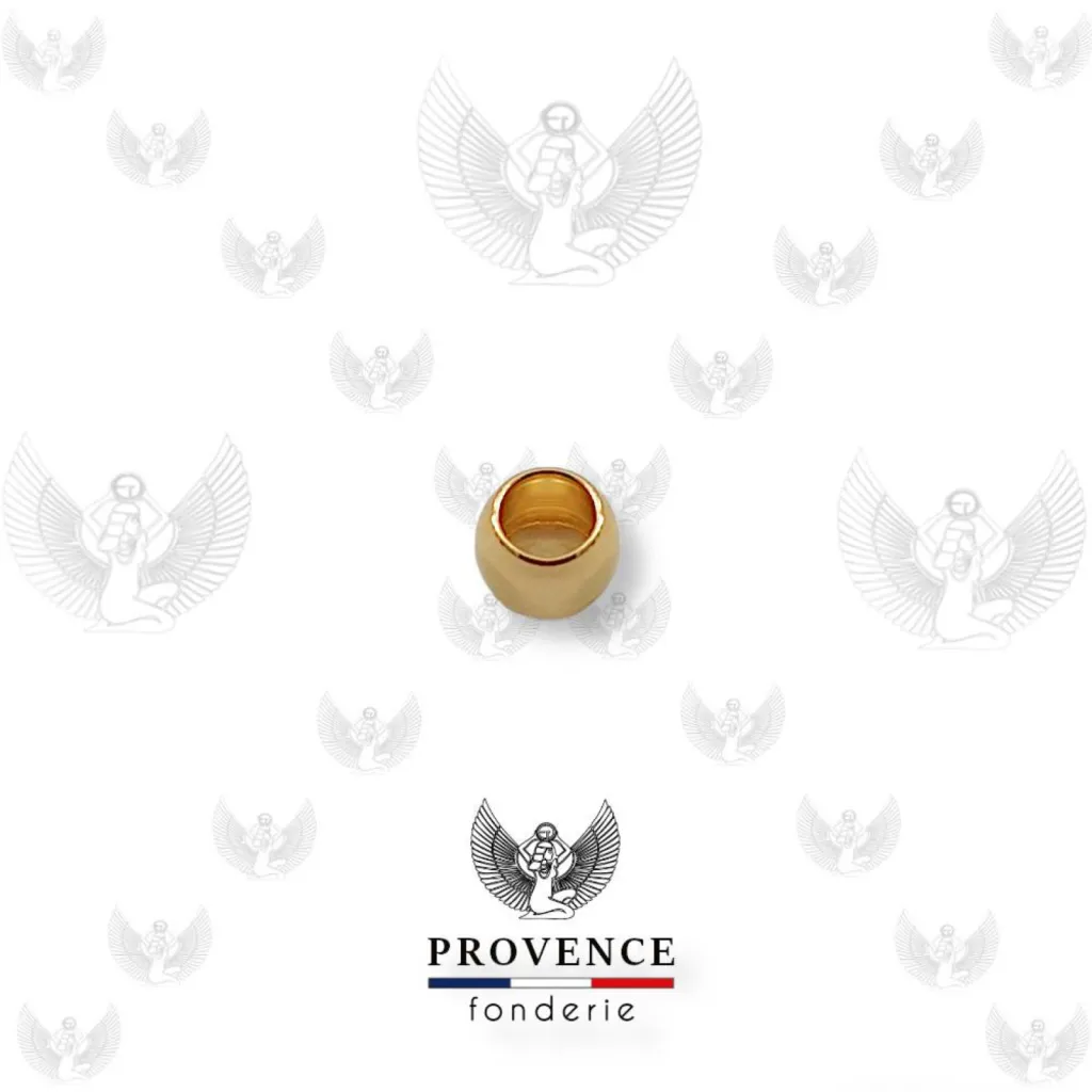 Perles à écraser pour bijoux fantaisie plaqué or ou plaqué argent