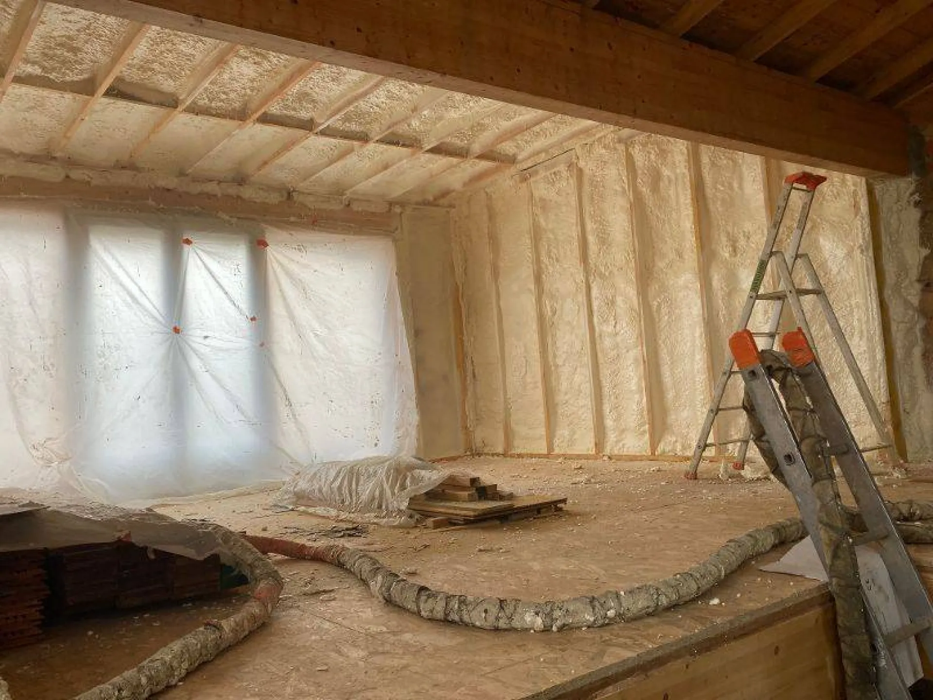 Isoler les murs et le plafond