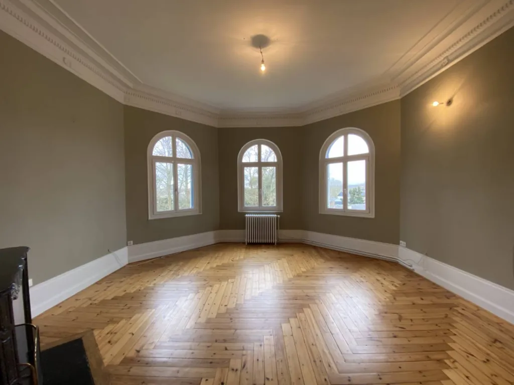 Pièce de vie lumineuse - belle hauteur sous plafond 