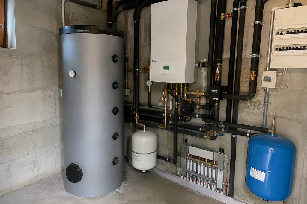 Installation d’une pompe à chaleur air/eau avec ballon tampon à Pertuis