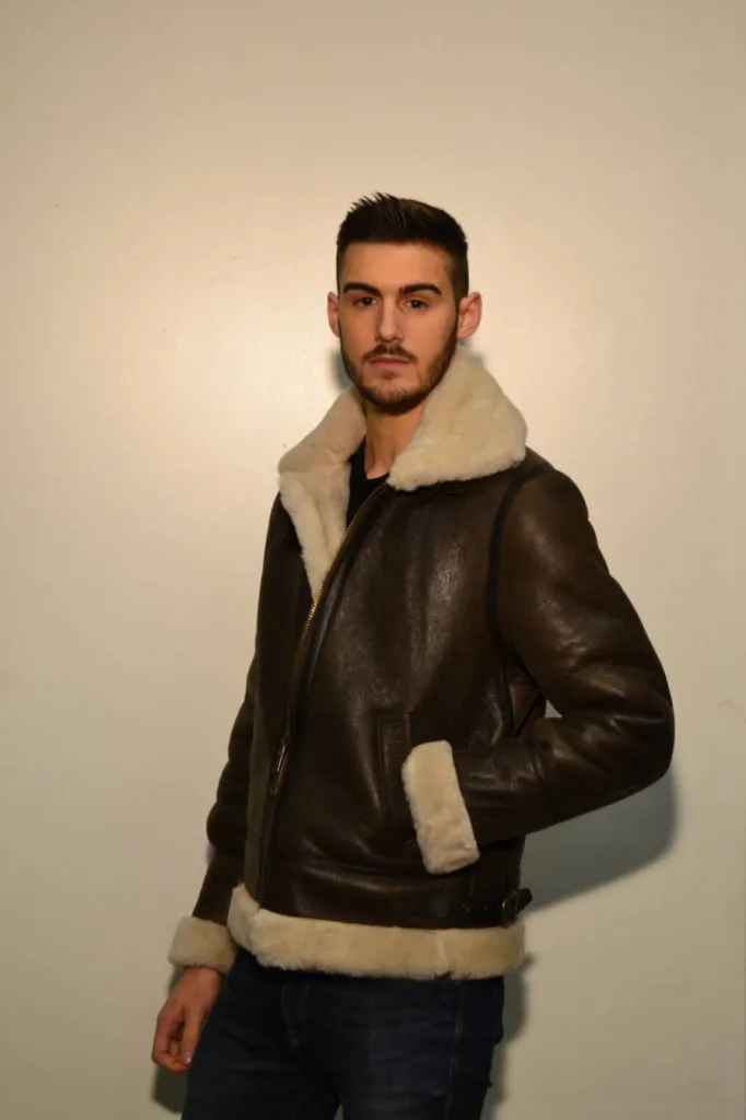 bombardier marron homme Schott