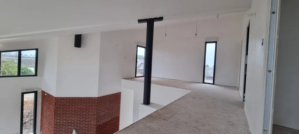 peinture airless d'un pavillon individuel avec mezzanine près du NEUBOURG 
Finition pack 