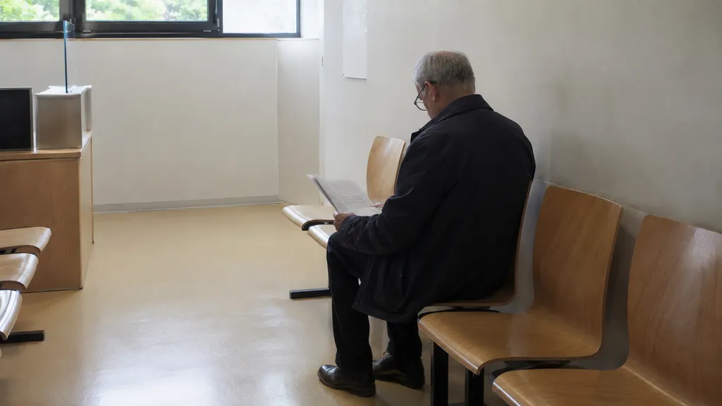 Salle d'attente d'un cabinet à Créteil, dossiers de carrière