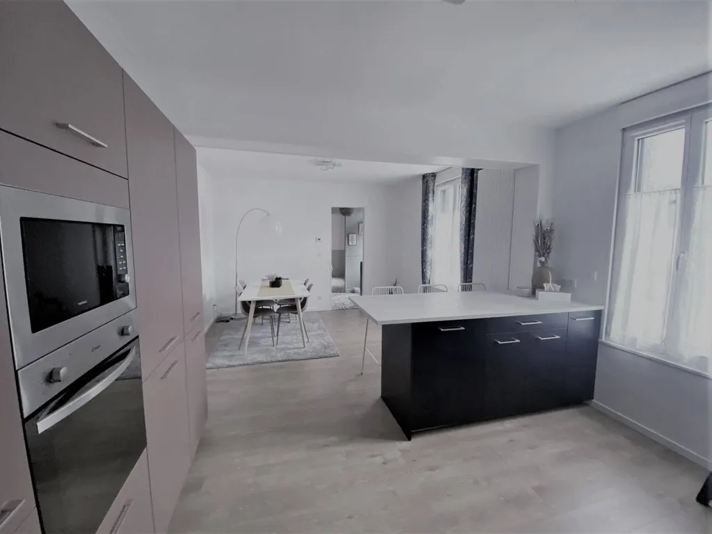 VENDU Magnifique maison en brique et silex, toit terrasse vue mer - DIEPPE 76 - Côte d'Albâtre