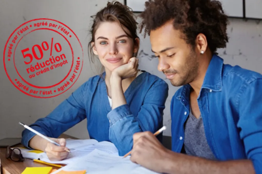 -50 % sur les cours à domicile grâce au crédit d'impôt !