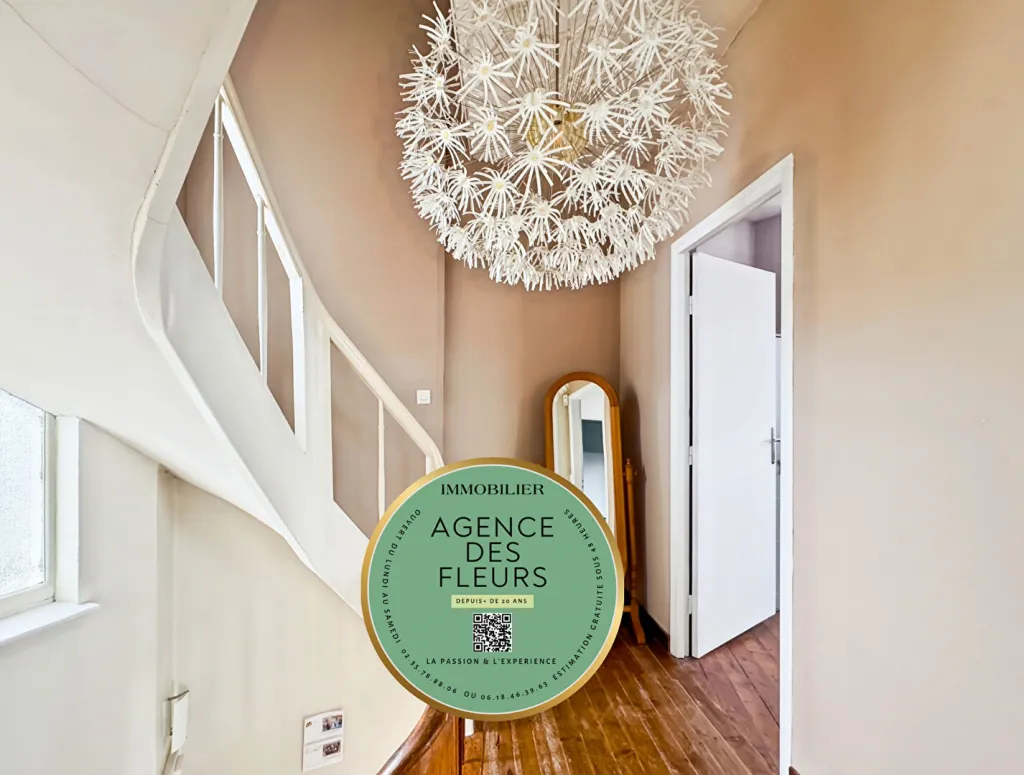 A vendre maison de 155 m² édifiée sur 438 m² de terrain sur la commune de SAINT OUEN DU TILLEUL 27670