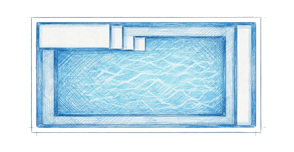 Maquette 3d modele piscine city