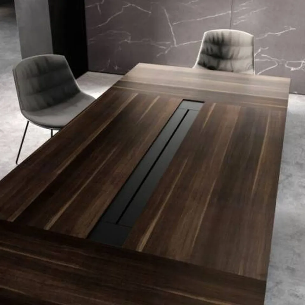 Table de réunion Bold du fabricant ABOUT OFFICE pour aménager des salles de conférence à ALES.