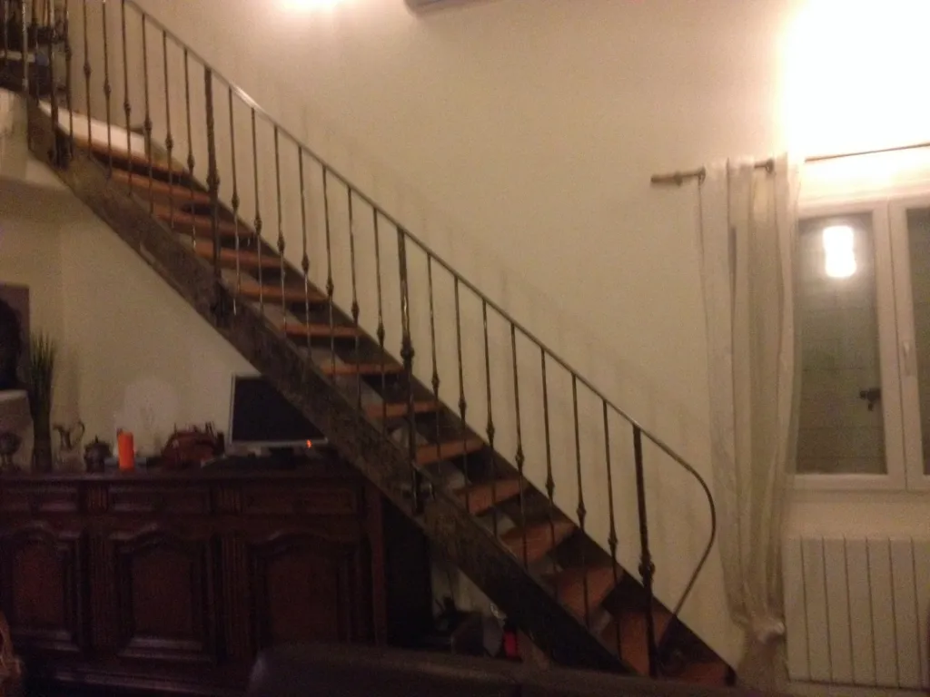 ESCALIER EN FER ET BOIS MARTIGUES