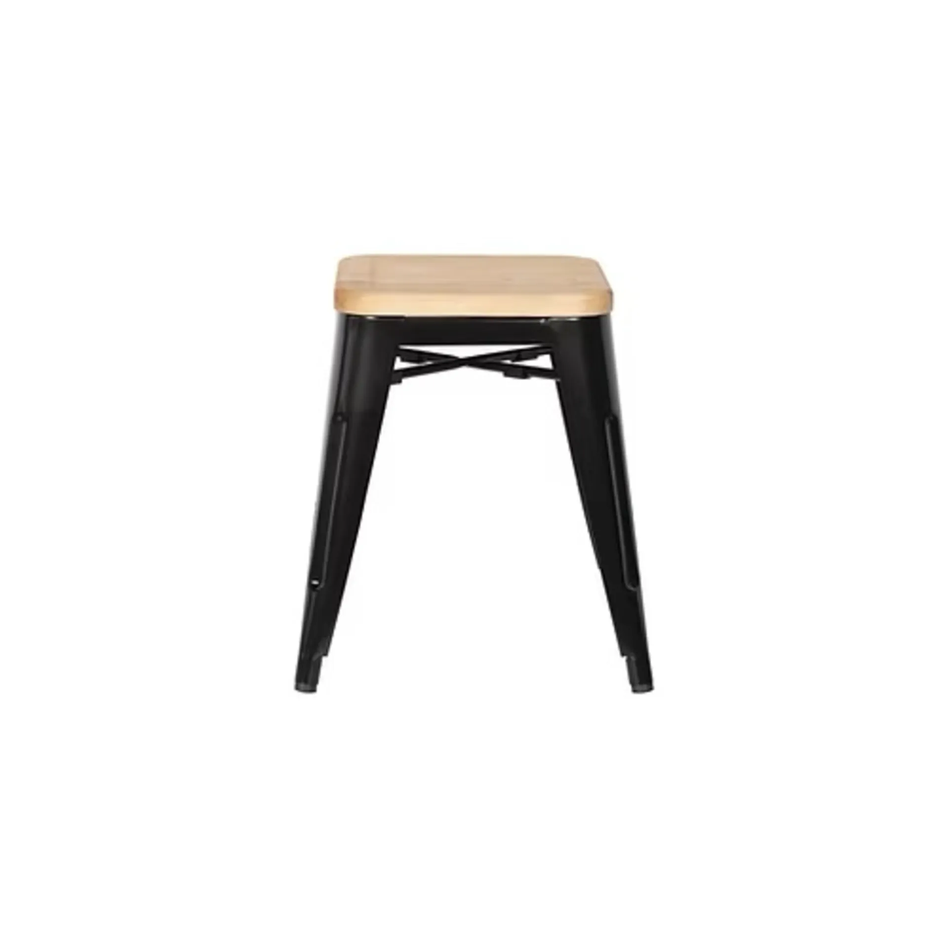 TABOURET METAL ET BOIS