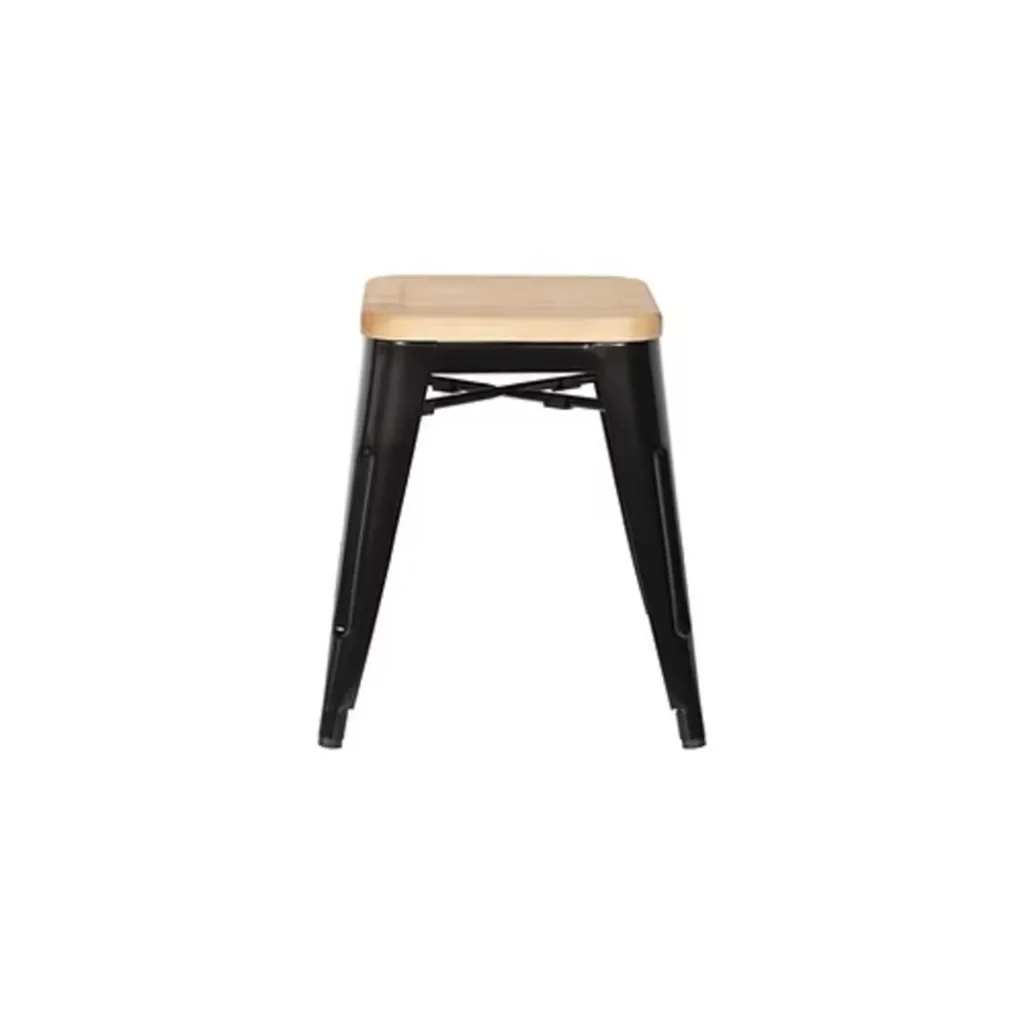 TABOURET METAL ET BOIS