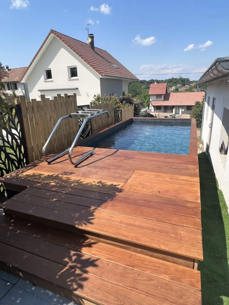 Piscine conteneur à Truchtersheim dans le Kochersberg CLK